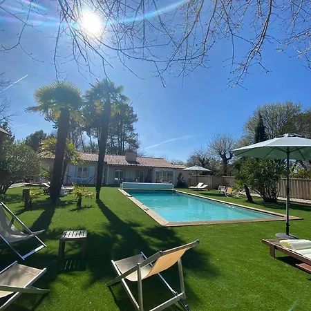 La Herbert - Piscine Chauffee, Et Velos Gratuits Bed & Breakfast Andernos-les-Bains